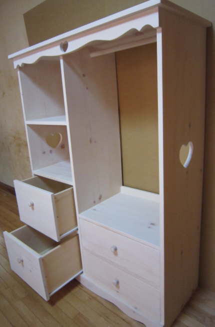 キッズハンガーラック カントリー家具 子供家具