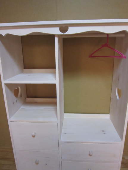 キッズハンガーラック カントリー家具 子供家具