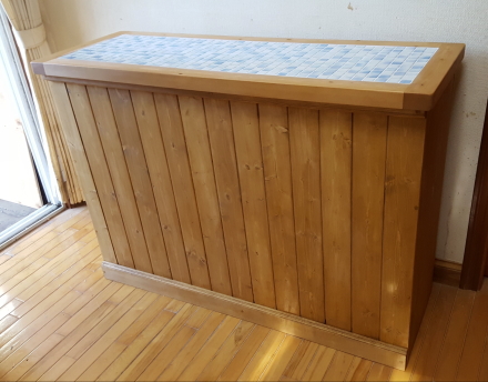 タイル キッチンカウンター 激安 カントリー家具