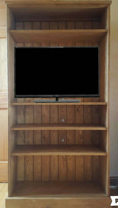 ブックシェルフAVボード 縦型テレビ台