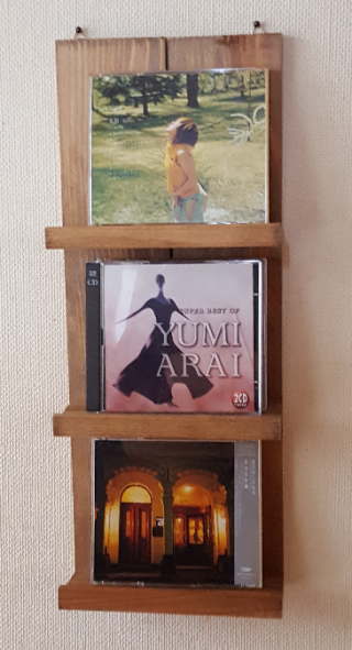 壁掛けラックCDラック カントリー家具 カントリー雑貨